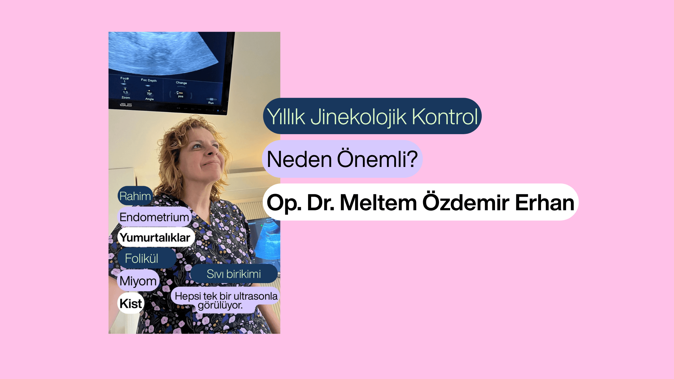 Yıllık Jinekolojik Kontrol Neden Önemli? Ultrason Ne Gösterir? | Ankara Kadın Doğum Uzmanı Op. Dr. Meltem Özdemir Erhan